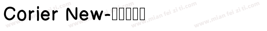 Corier New字体转换